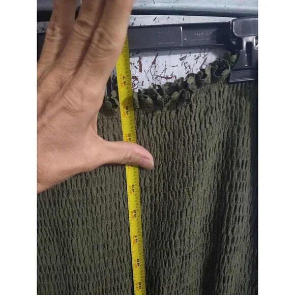 Zesica Maxi Sleeveless Dress Green Large Y2K Boho Cottagecore Beachy Feminine - Picture 7 of 10